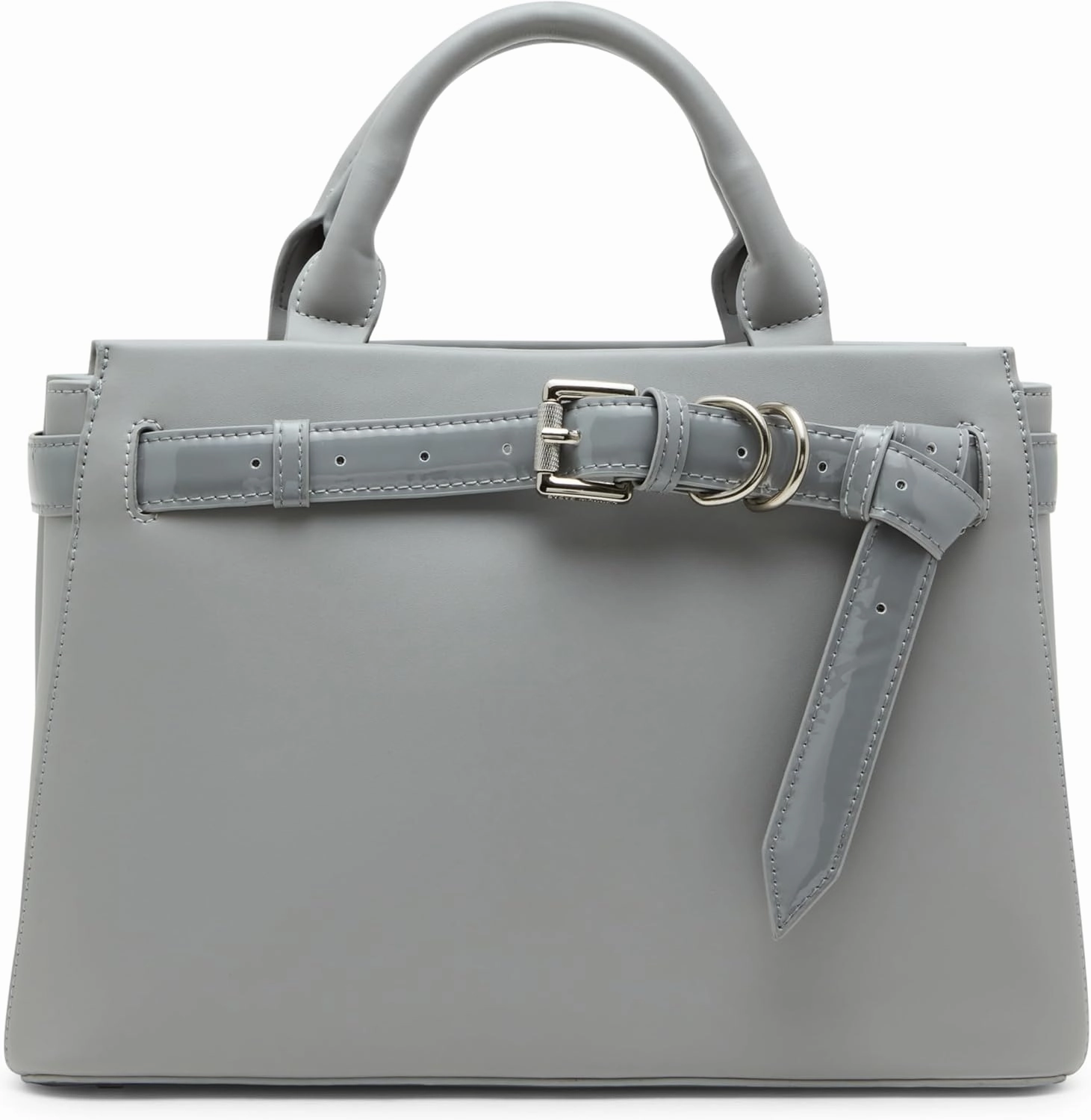 Steve Madden Roxanne Smooth Satchel with Patent Belt