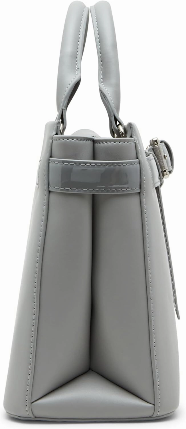Steve Madden Roxanne Smooth Satchel with Patent Belt