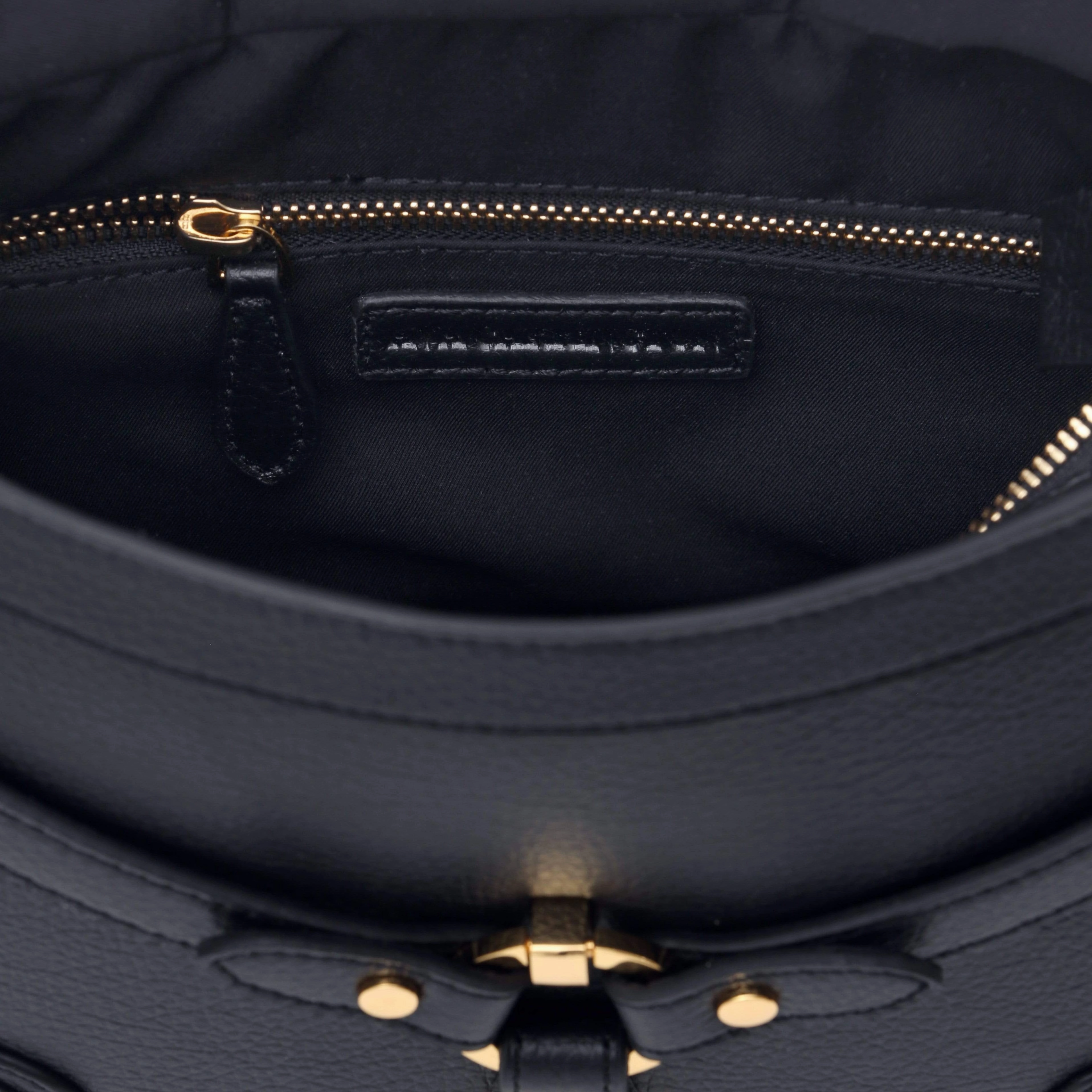 Stockholm Vegan Leather Crossbody Bag | Black