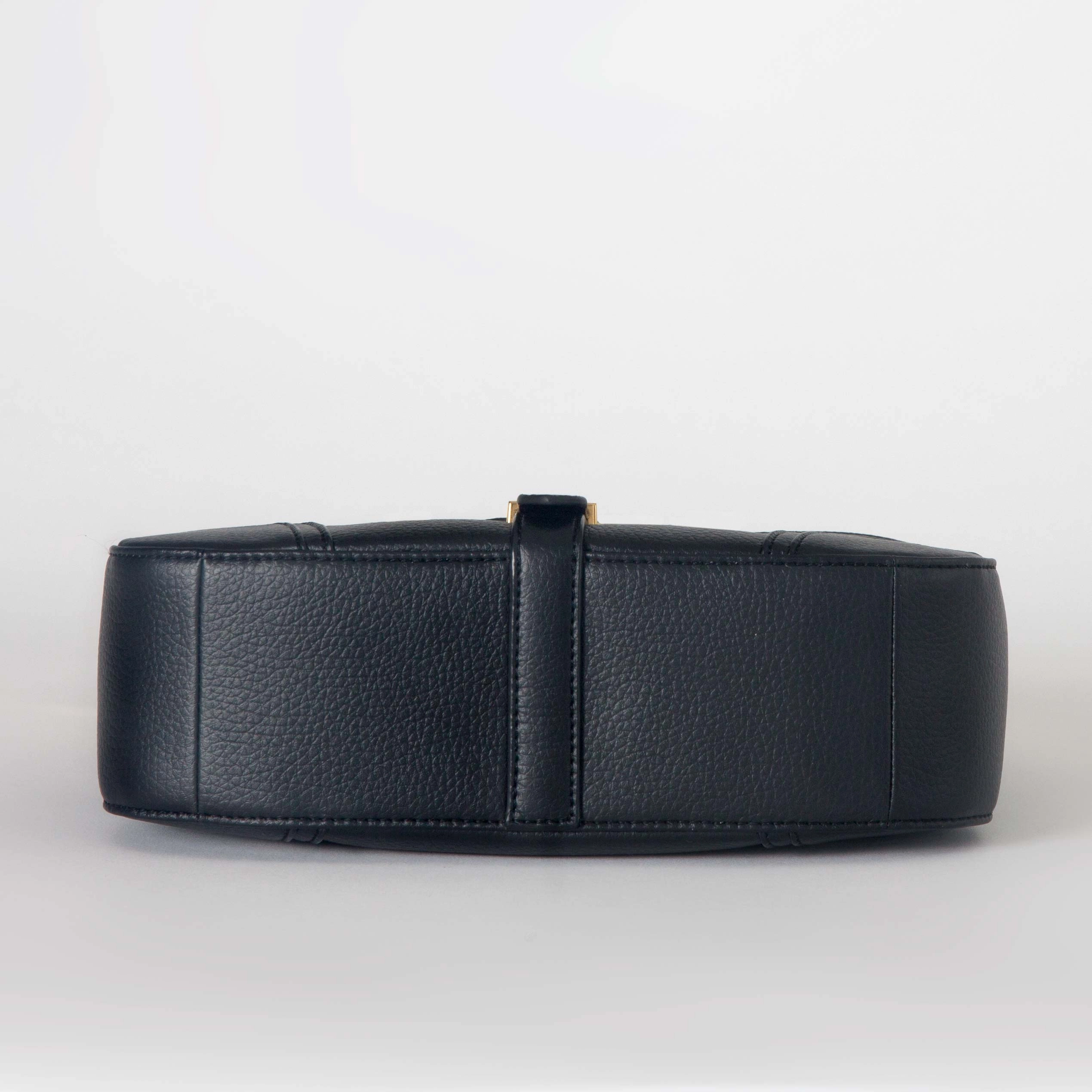Stockholm Vegan Leather Crossbody Bag | Black