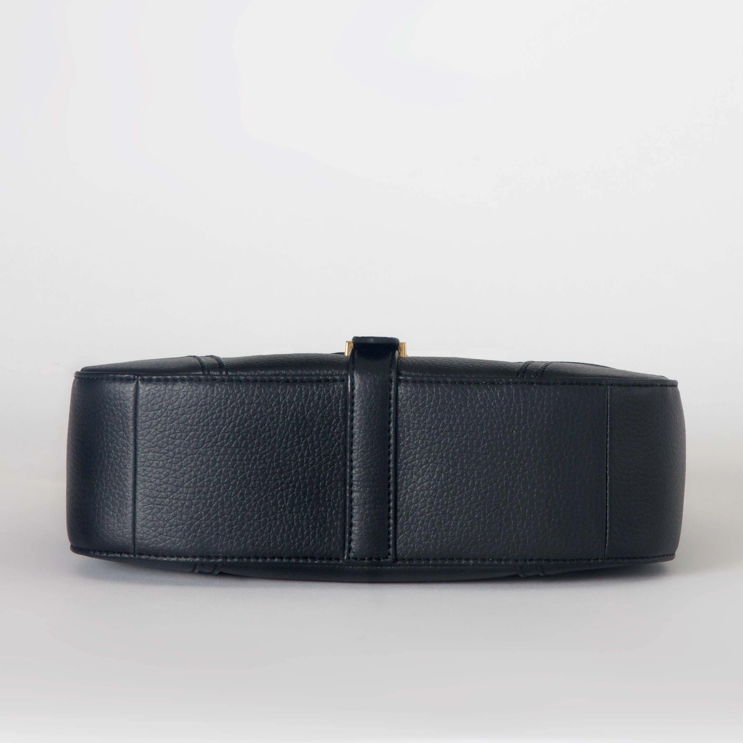 Stockholm Vegan Leather Crossbody Bag | Black