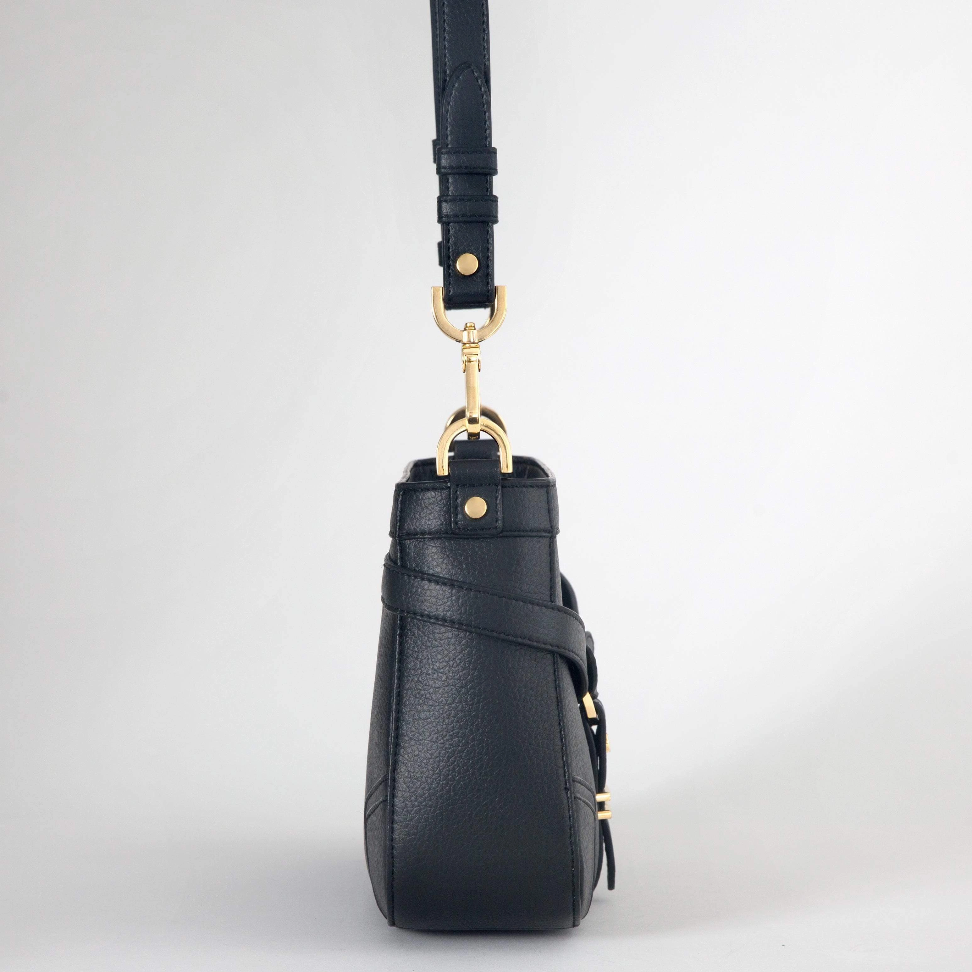 Stockholm Vegan Leather Crossbody Bag | Black