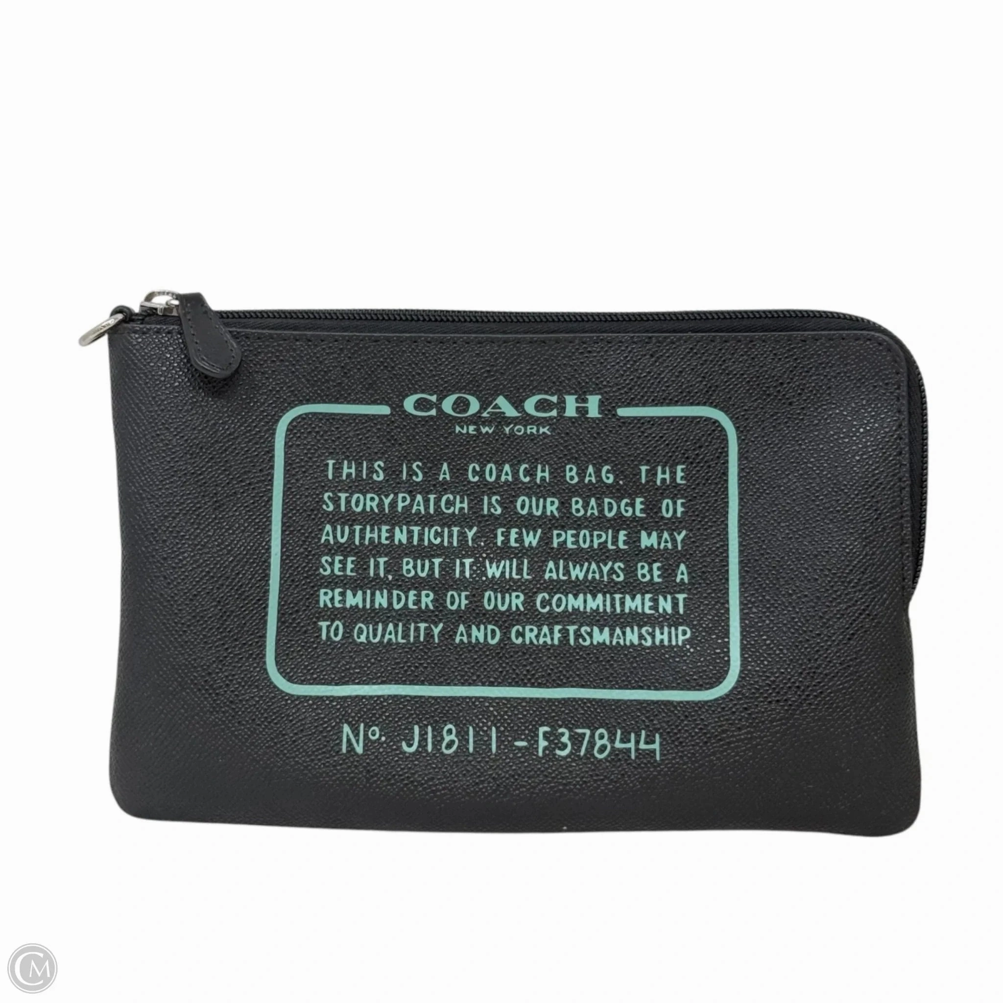 Story Patch Pouch Designer By Coach, Size: Small