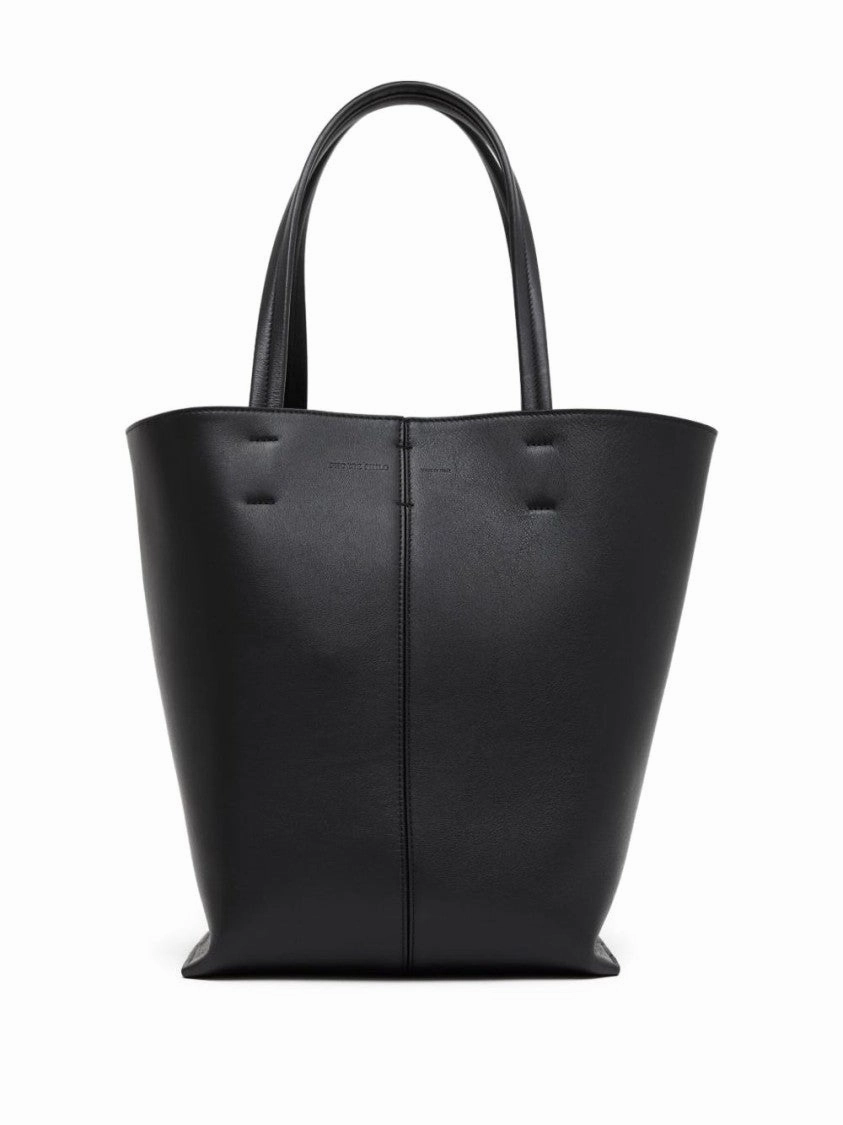 Structured Pot Cabas Handbag With Versatile Pouch