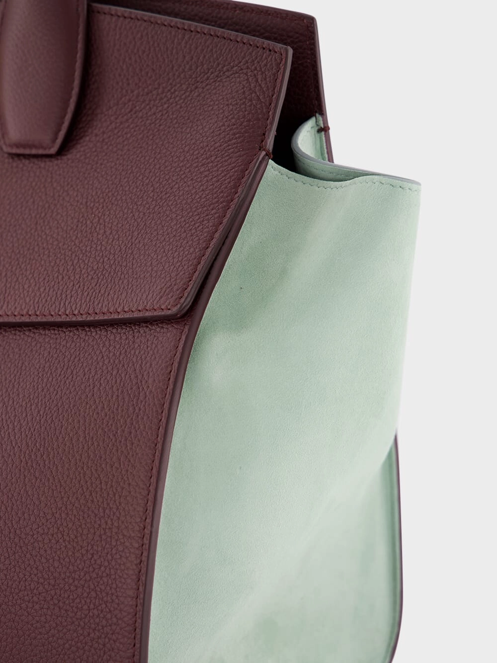 Studio Large Calfskin and Suede Soft Bag