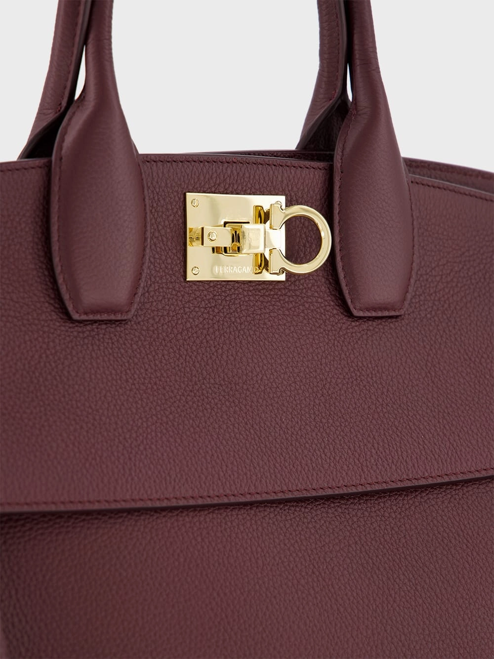 Studio Large Calfskin and Suede Soft Bag