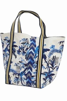 Summer Quartier Tote Bag In Blue