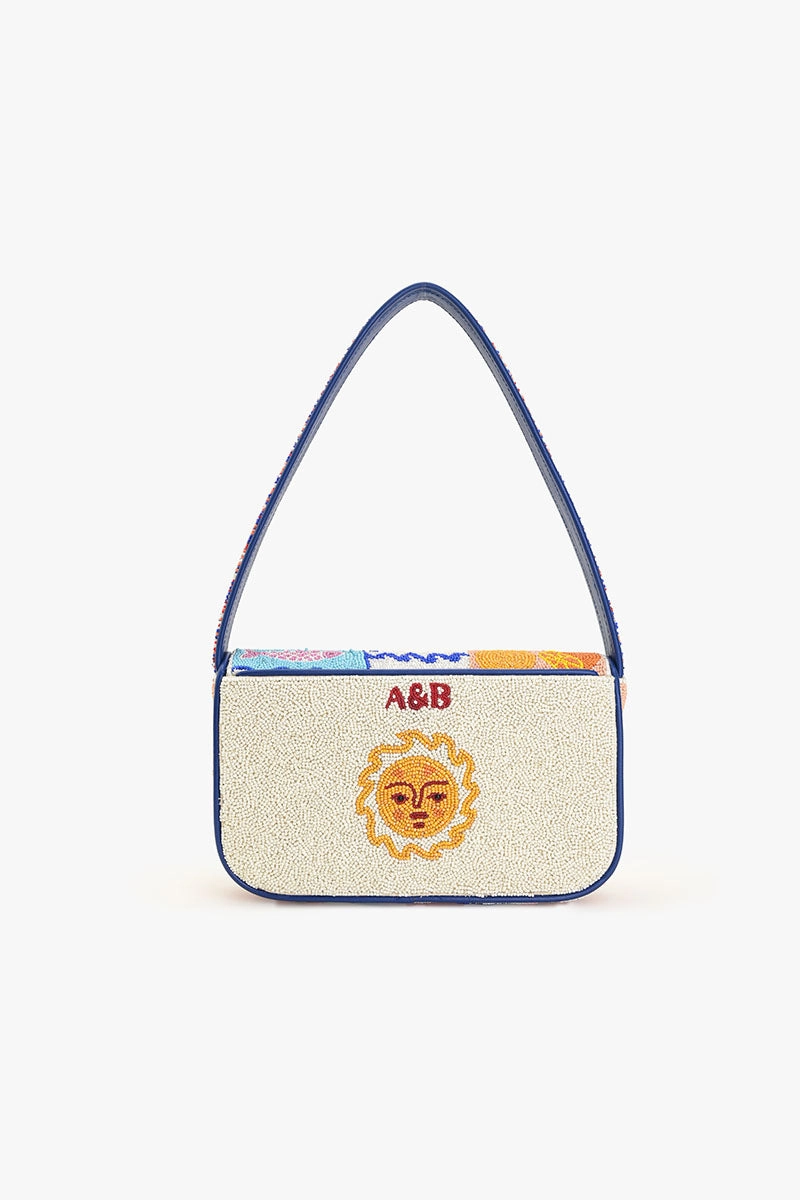 Sun & Sea Beaded Shoulder Bag