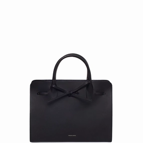 Sun Bag Mini Mini Vegetable Tanned, Black/Ballet