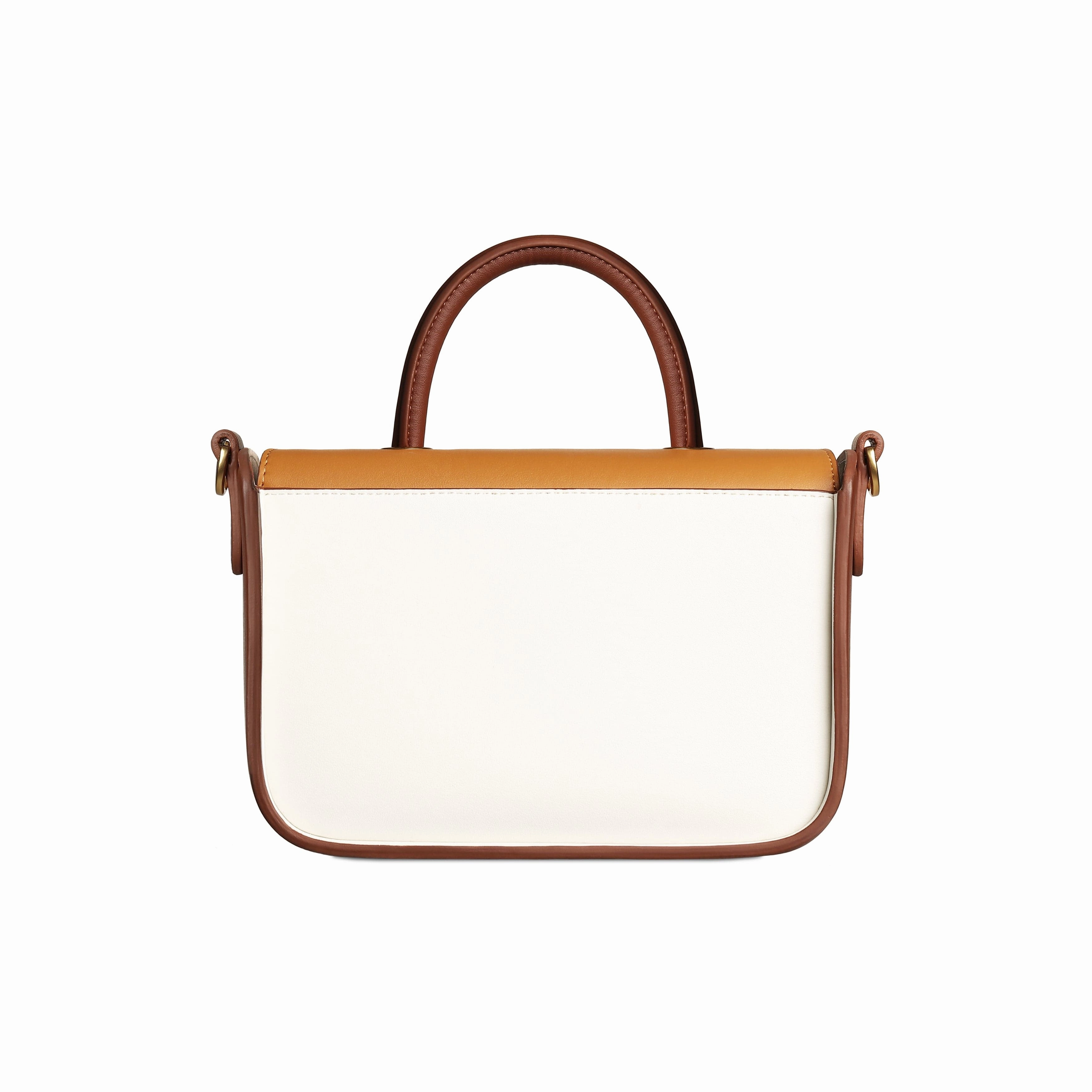 Sunrise Cactus Leather Vegan Crossbody Bag | Chestnut Honey