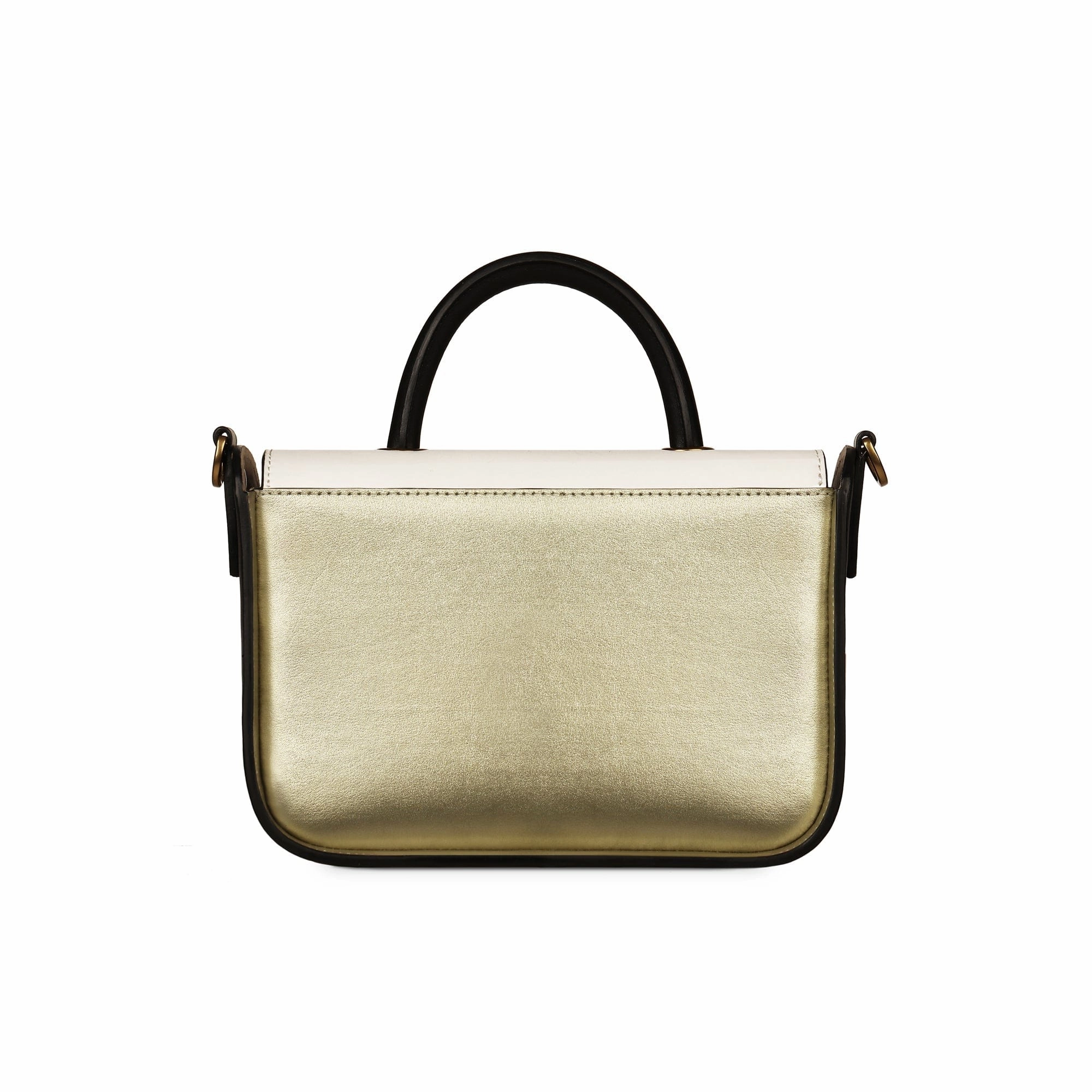 Sunrise Cactus Leather Vegan Crossbody Bag | Gold