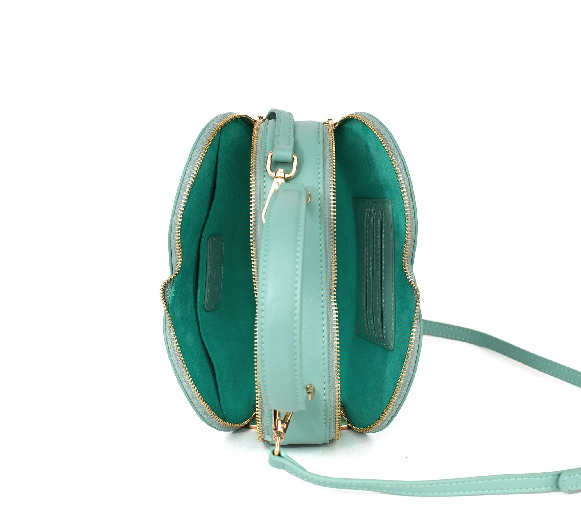 Sweetheart Tiffany Vegan Leather Crossbody Bag | Blue
