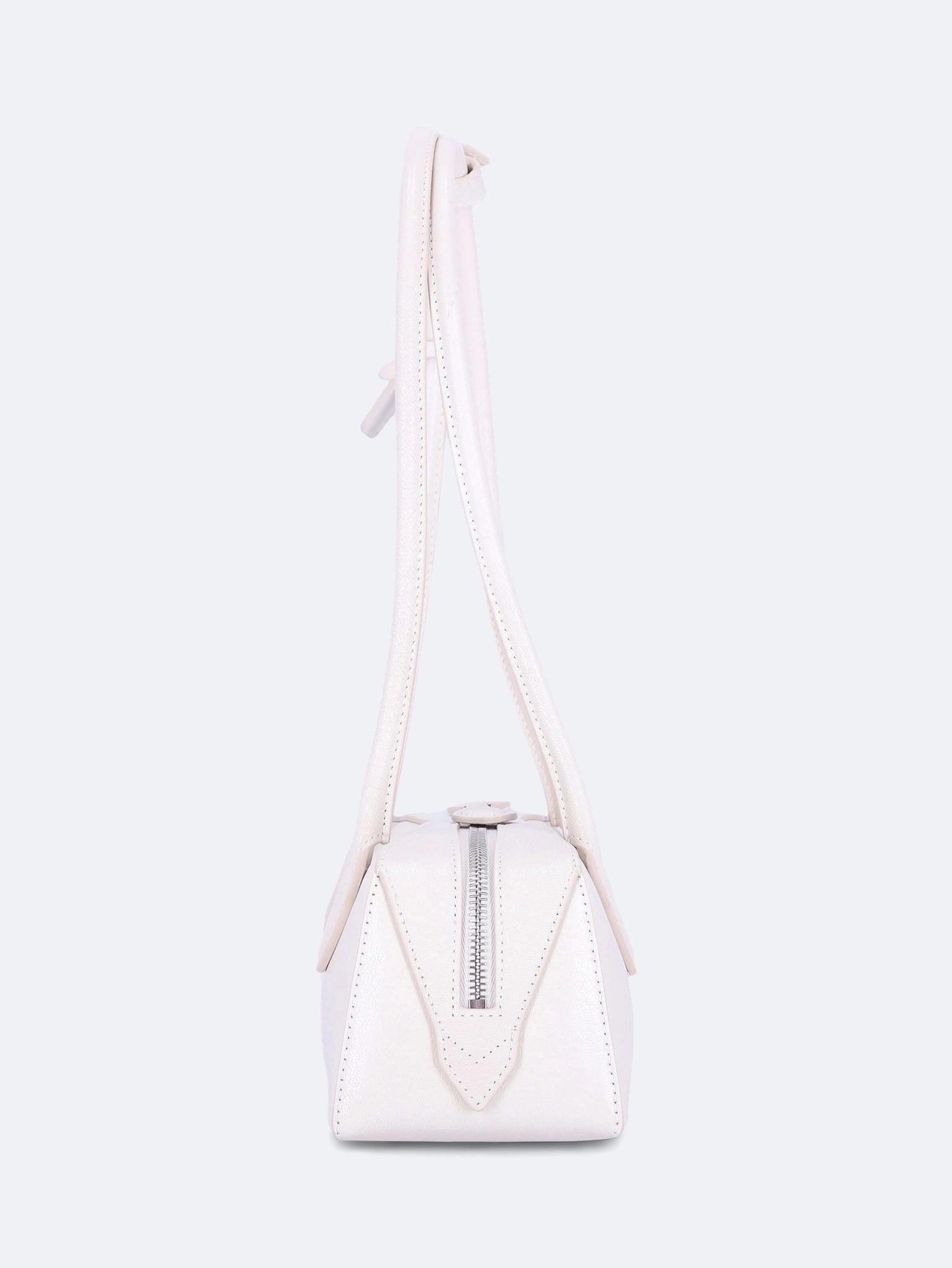 Teckel medium shiny leather handbag