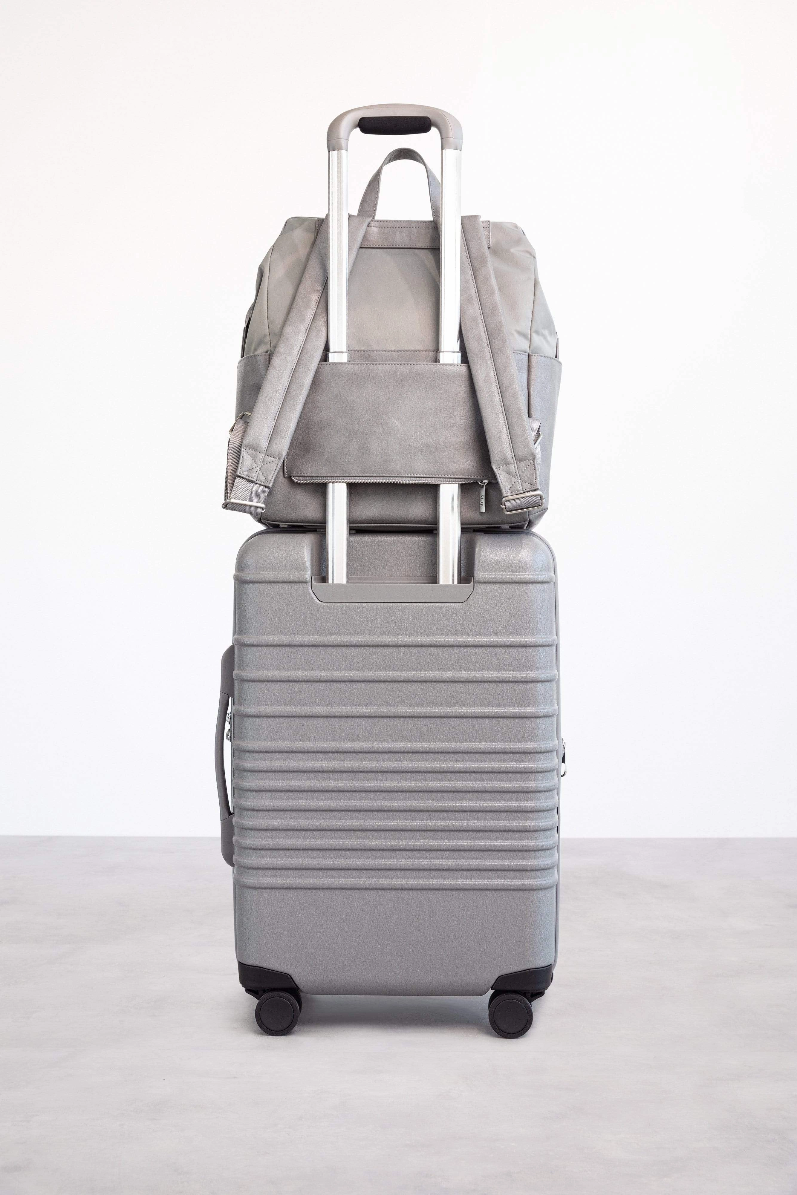 The Backpack Diaper Bag in Grey