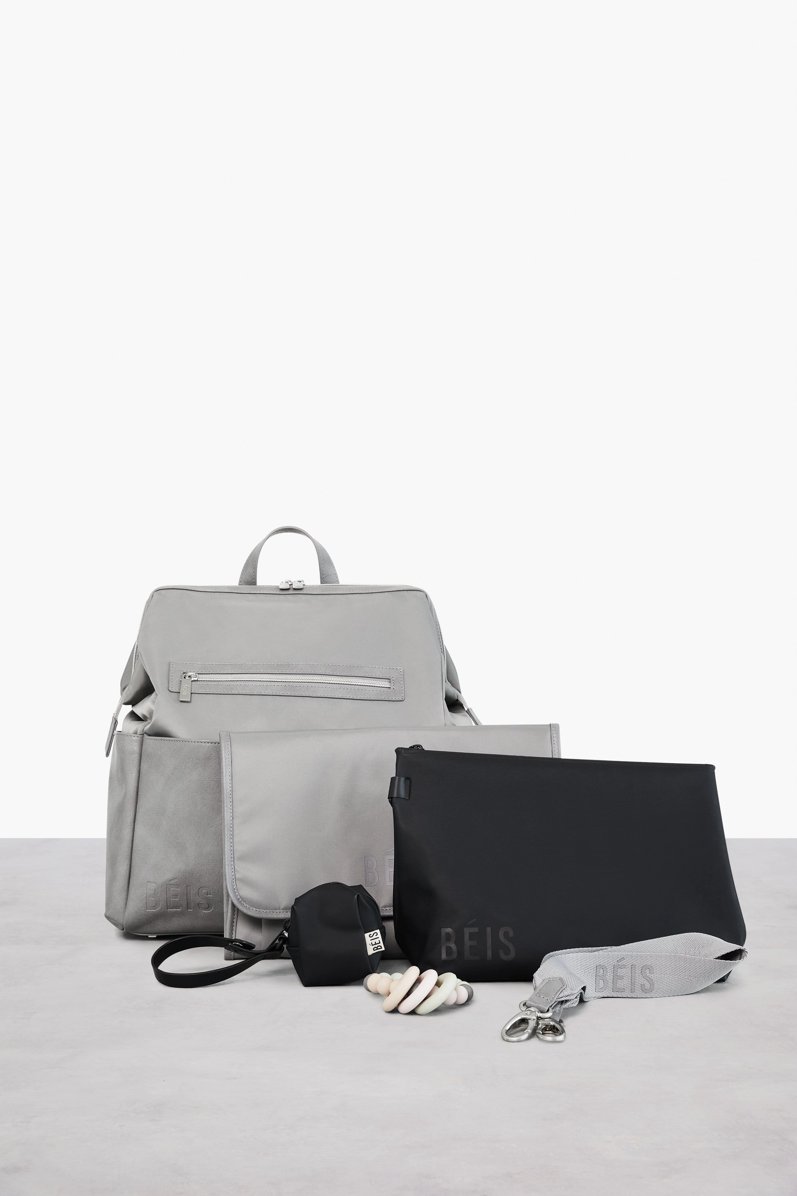 The Backpack Diaper Bag in Grey