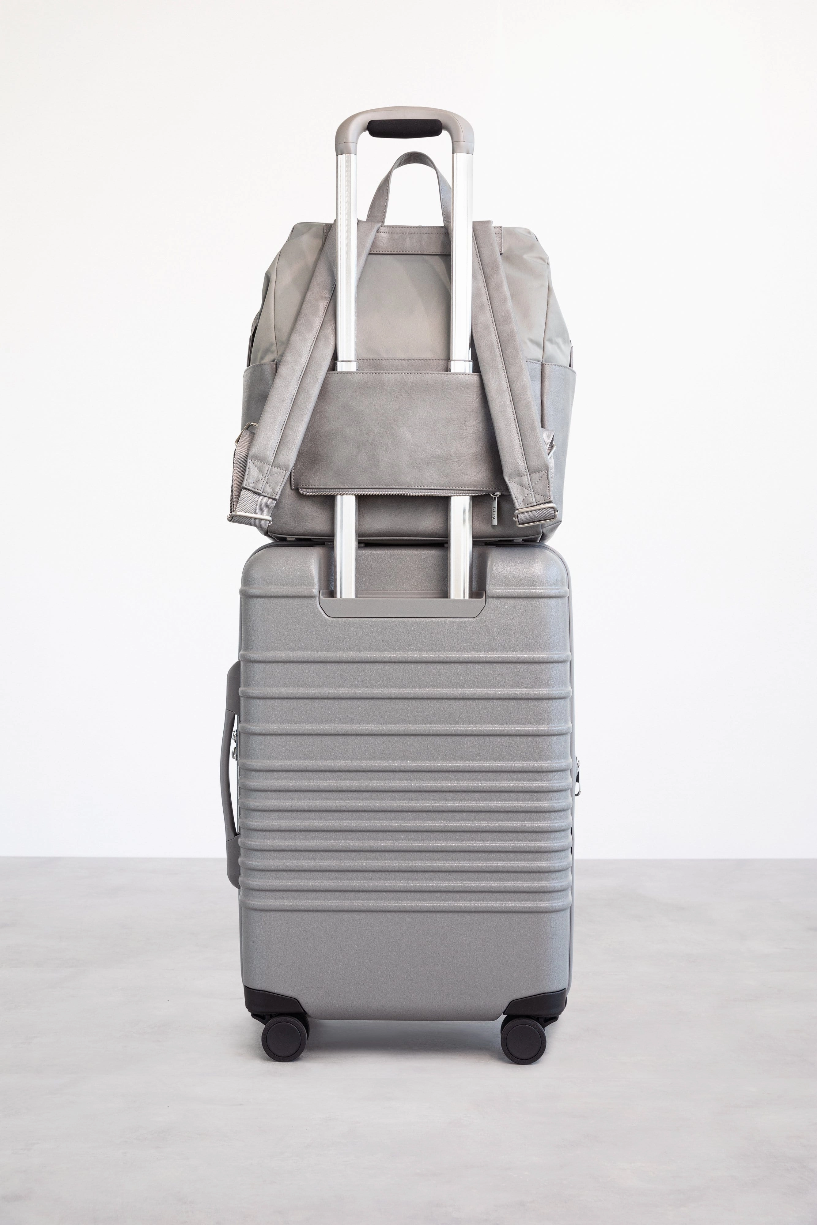 The Backpack Diaper Bag in Grey