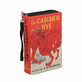 The Catcher In The Rye Red Book Bag - Literary Crossbody Or Wrist Strap