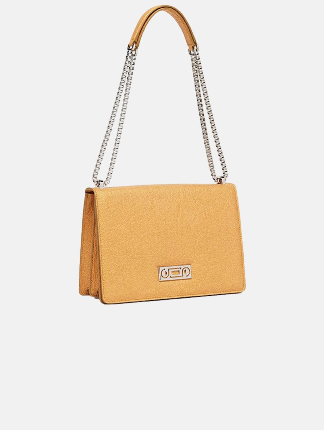 The Cristiana Pinatex Vegan Shoulder Bag | Antique Gold