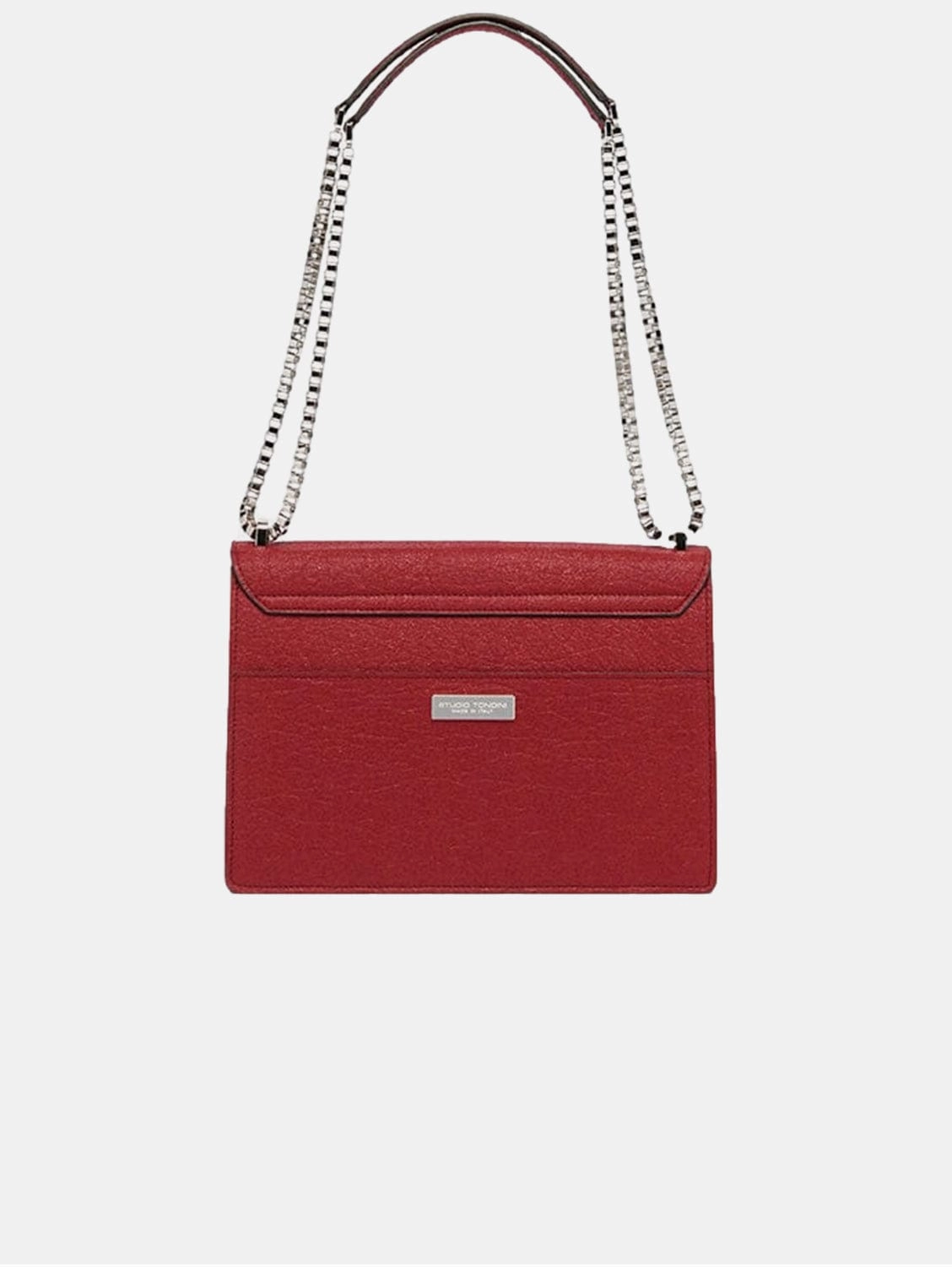 The Cristiana Pinatex Vegan Shoulder Bag | Cherry Red