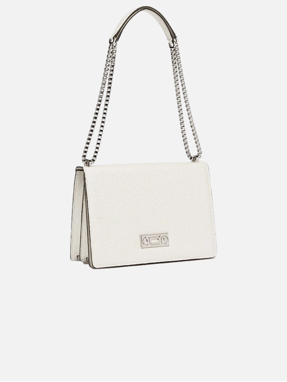 The Cristiana Pinatex Vegan Shoulder Bag | Pearled White