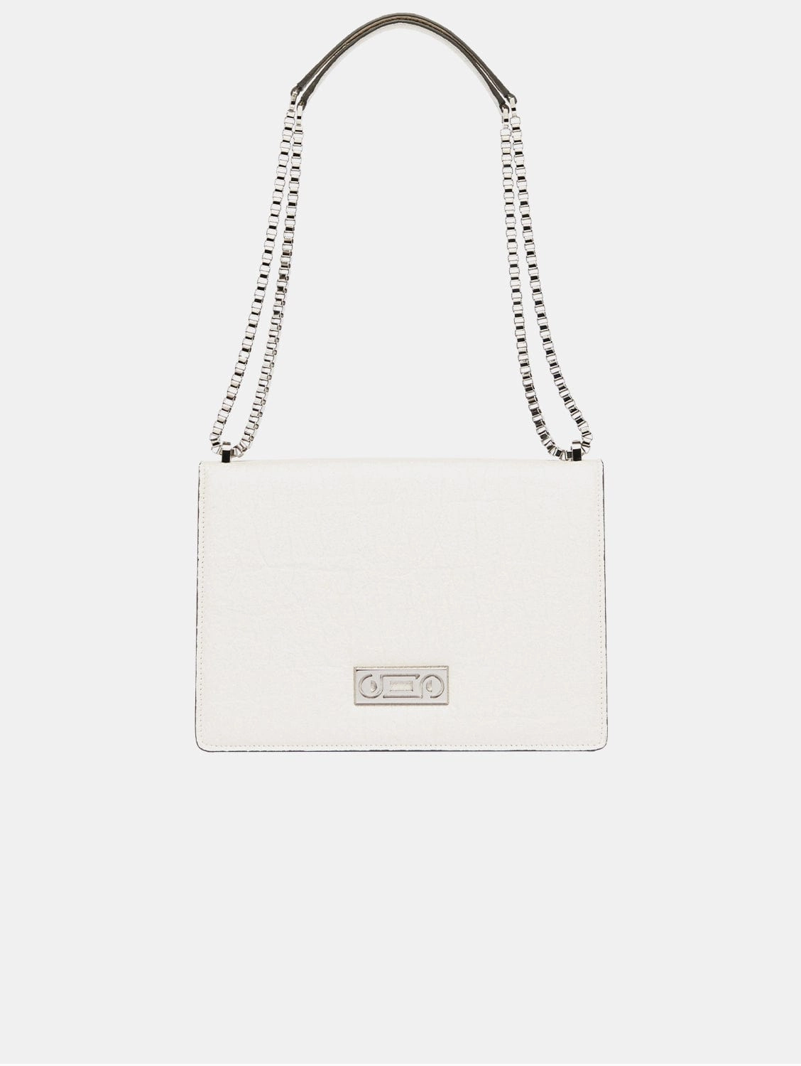 The Cristiana Pinatex Vegan Shoulder Bag | Pearled White
