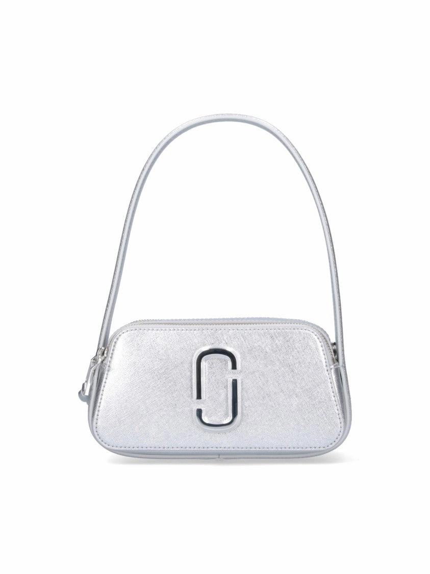 The Metallic Slingshot' Shoulder Bag ?Silver