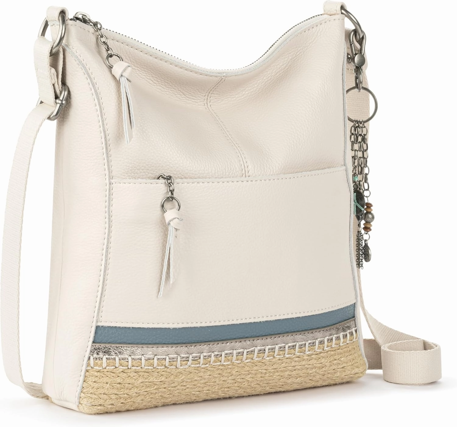 The Sak Lucia Leather Crossbody Purse - Premium Leather Women's Handbag for Everyday & Travel - Cross Body Bag With Zipper