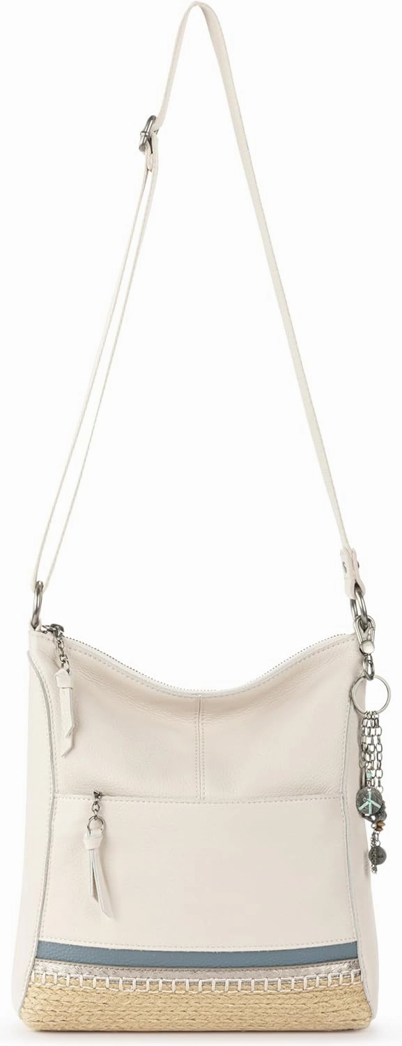 The Sak Lucia Leather Crossbody Purse - Premium Leather Women's Handbag for Everyday & Travel - Cross Body Bag With Zipper