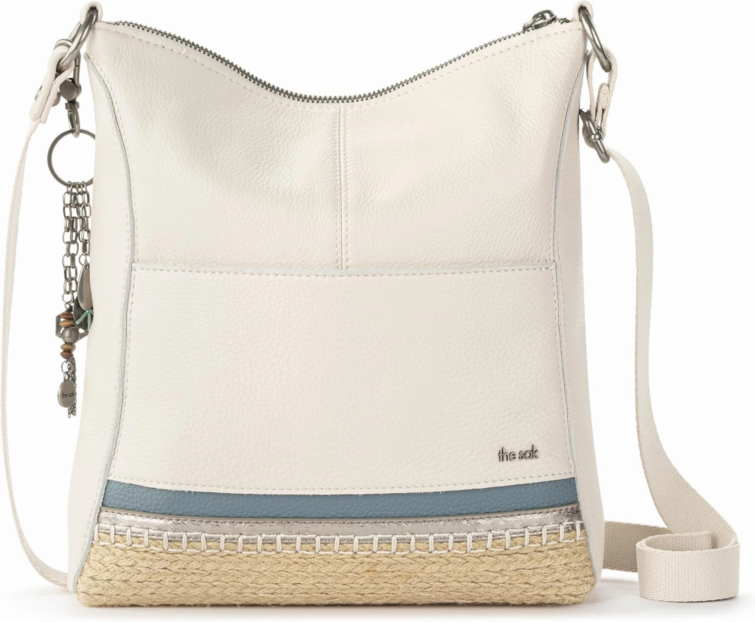 The Sak Lucia Leather Crossbody Purse - Premium Leather Women's Handbag for Everyday & Travel - Cross Body Bag With Zipper