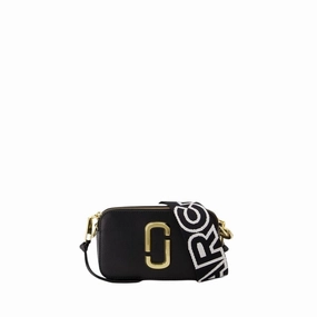 The Snapshot Crossbody - Leather - Black