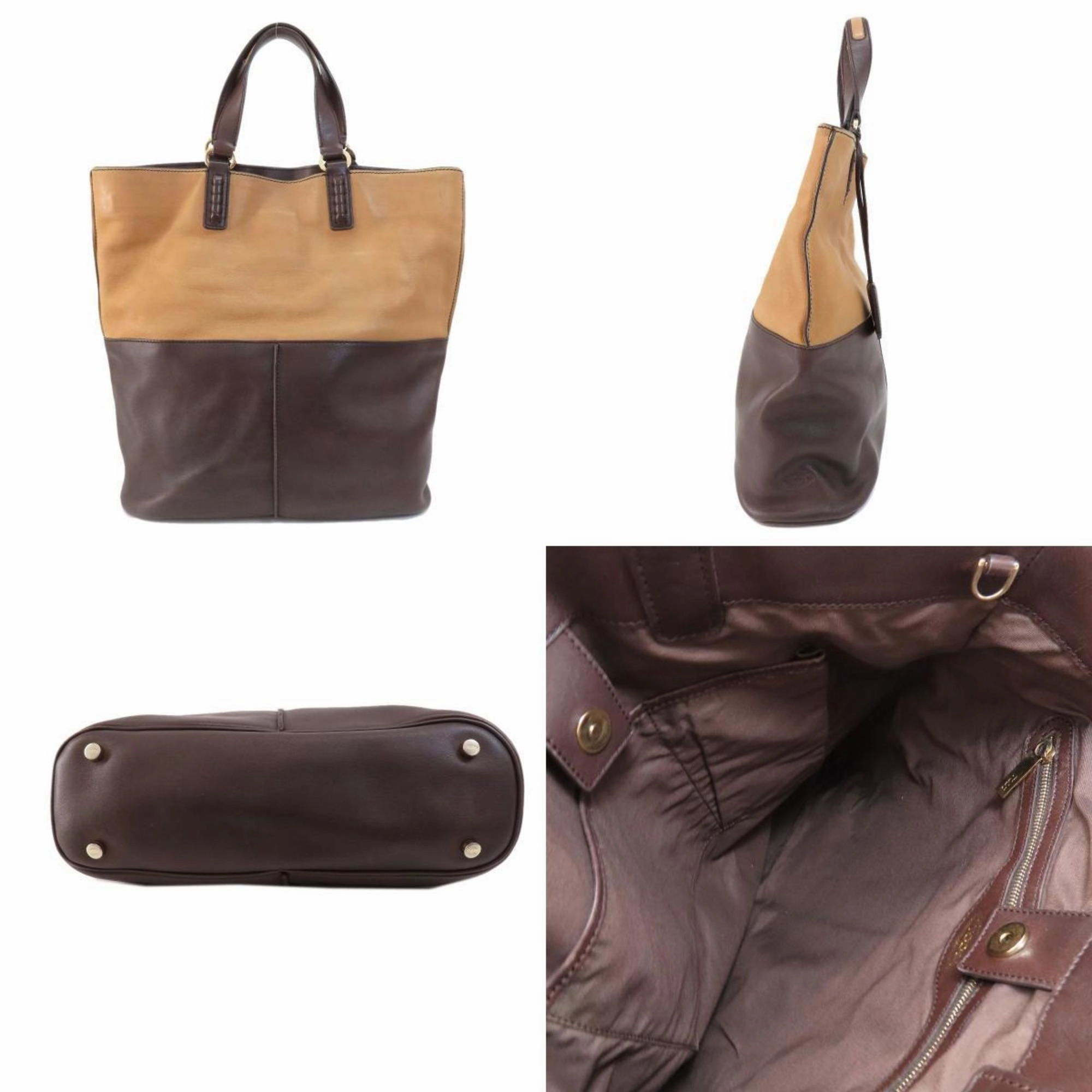 Tod's  Leather Tote Bag (Pre-Owned)