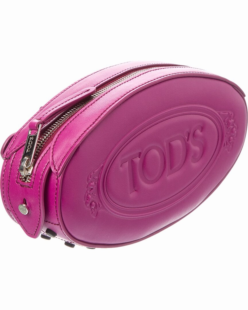 TODs Tracollina Bow Leather Crossbody