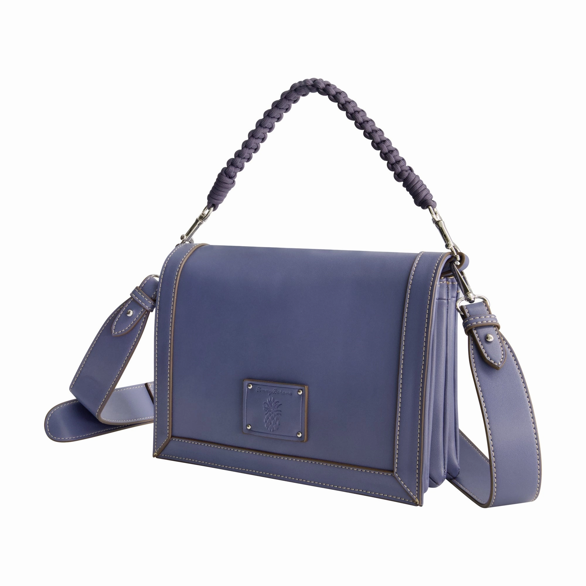 Tommy Bahama Debossed Logo Flat Messenger Bag
