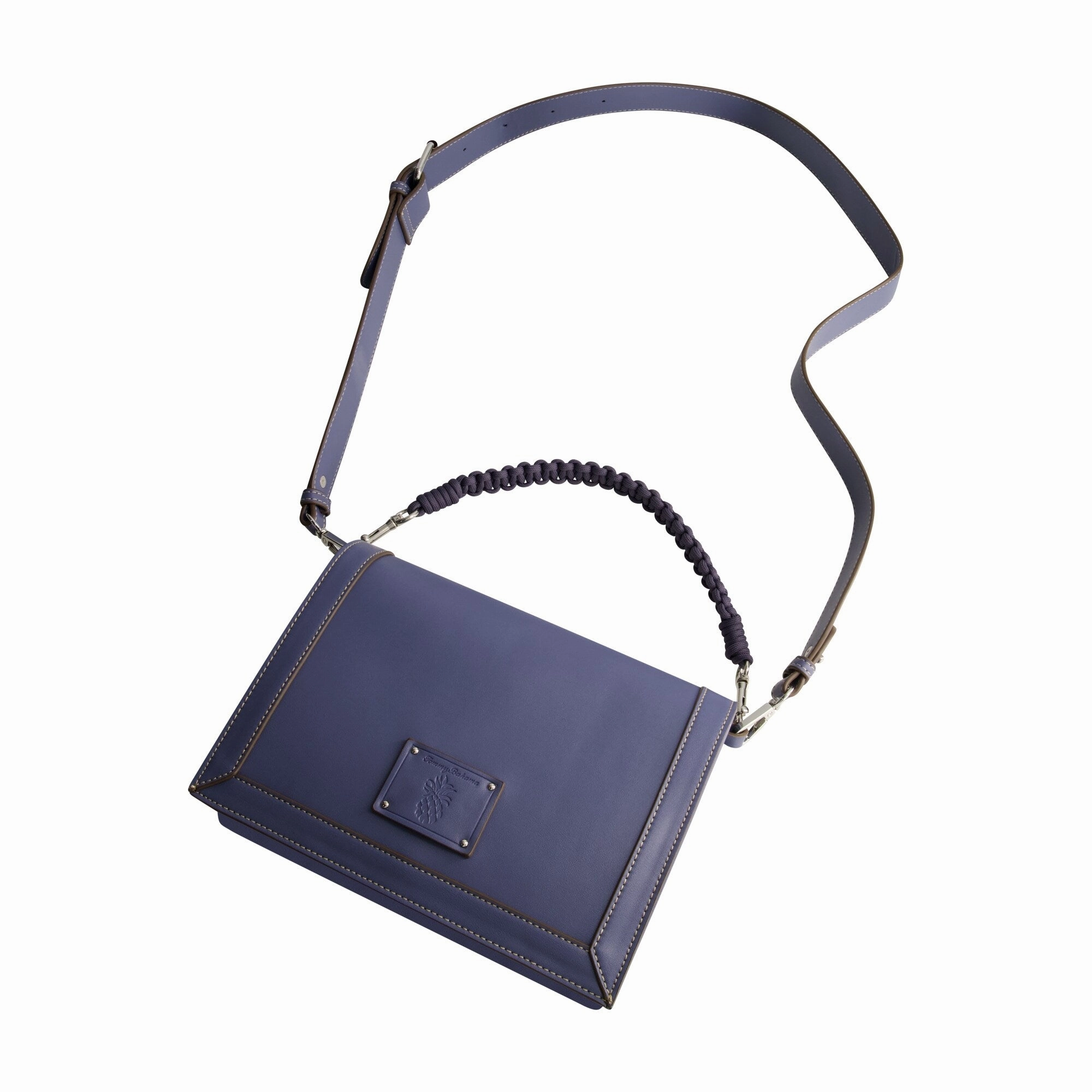 Tommy Bahama Debossed Logo Flat Messenger Bag