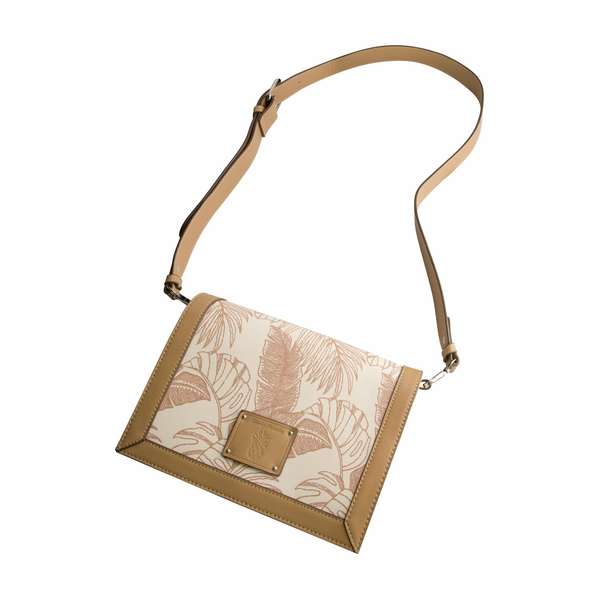 Tommy Bahama Graphic Leaf Print City Handbag
