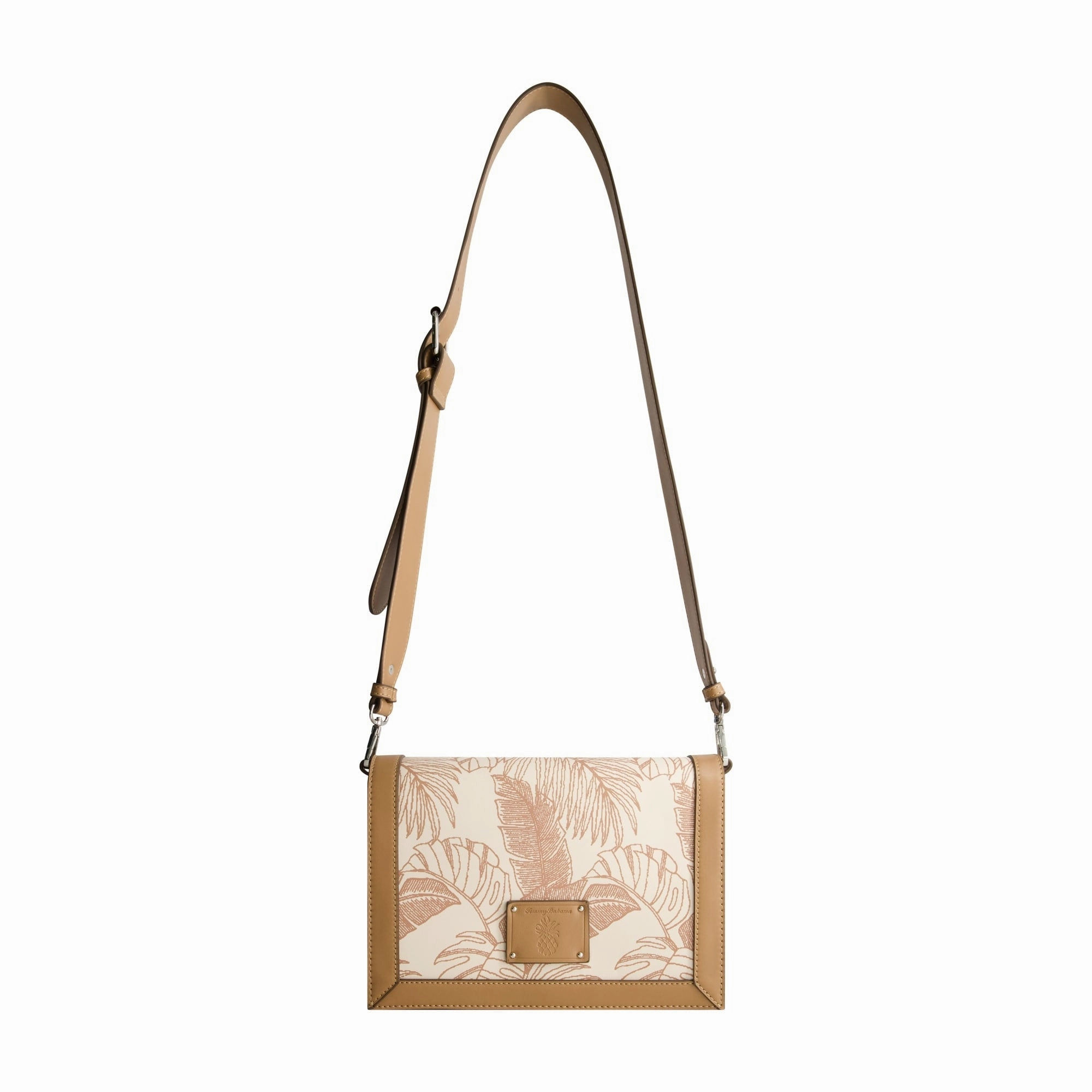 Tommy Bahama Graphic Leaf Print City Handbag