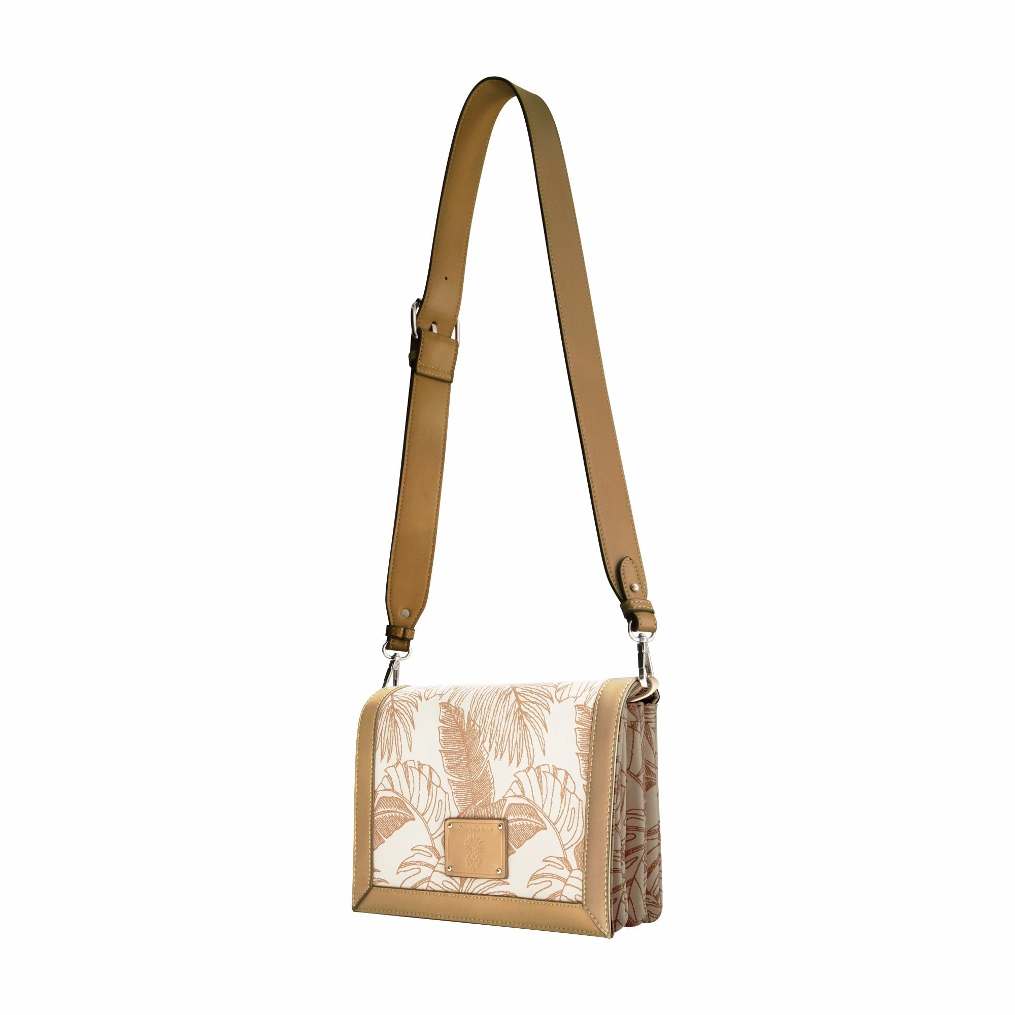 Tommy Bahama Graphic Leaf Print City Handbag
