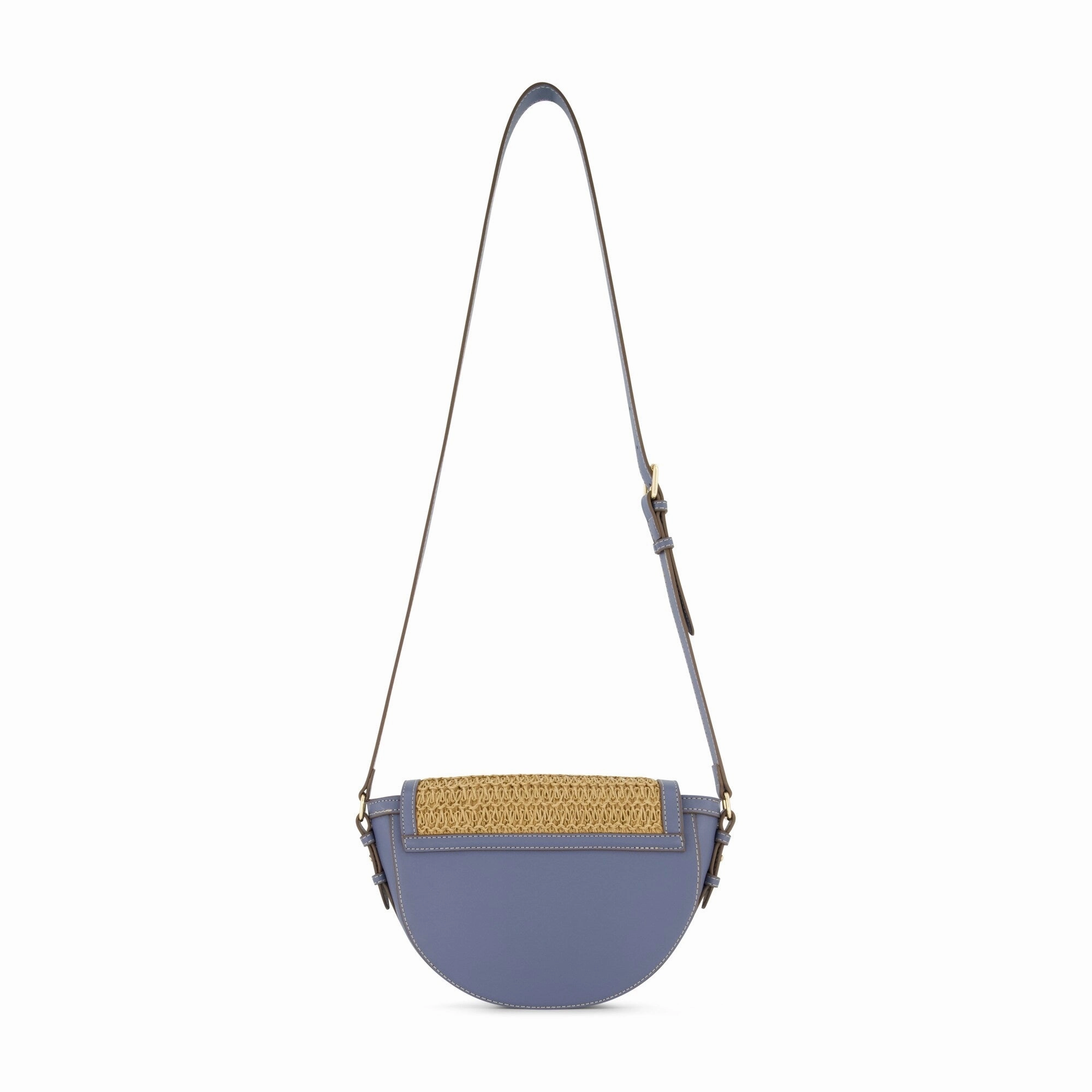 Tommy Bahama Raffia/PU Crossbody Flap Bag