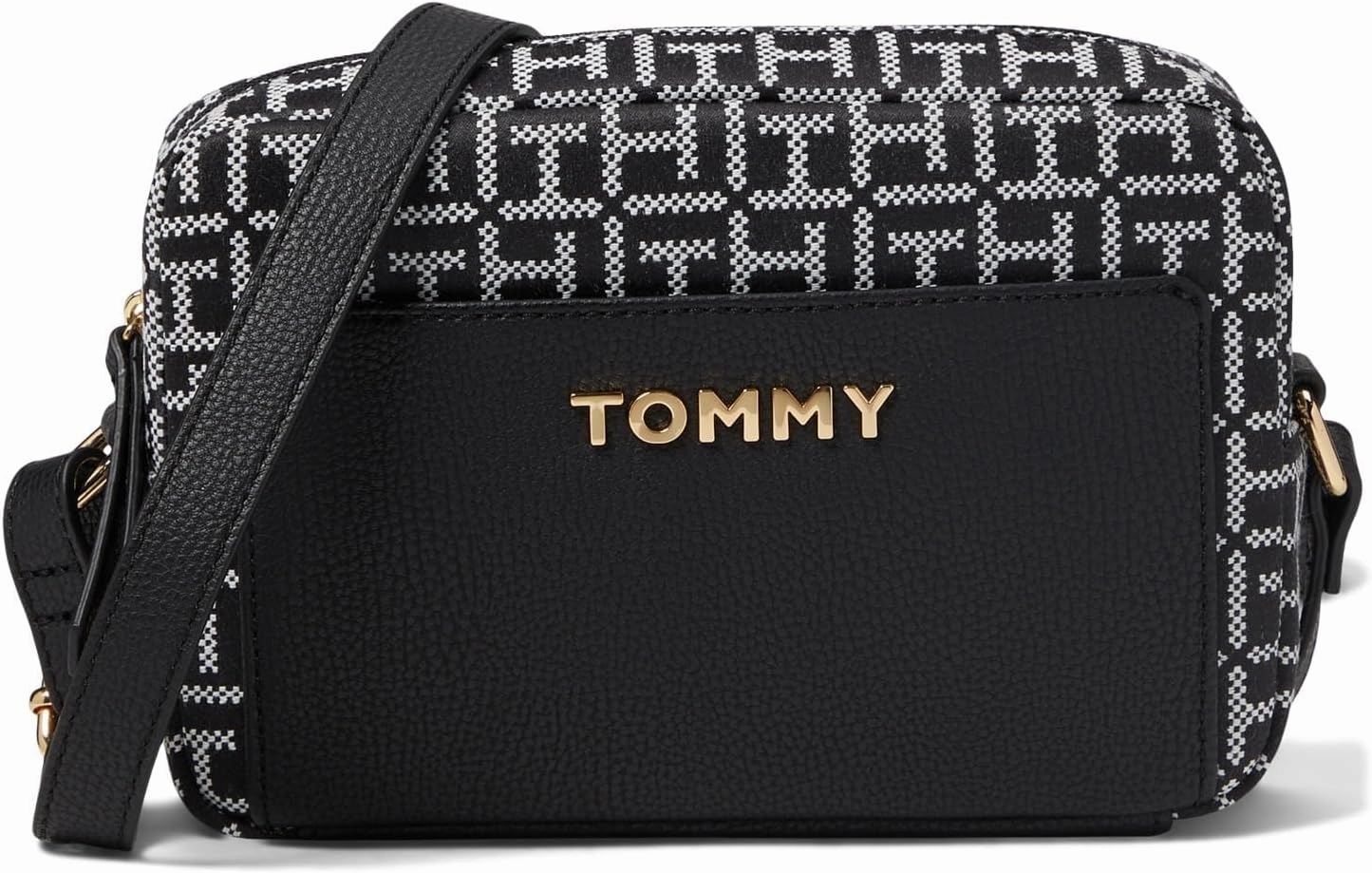 Tommy Hilfiger Alexis II Camera Crossbody Square Monogram Jacquard