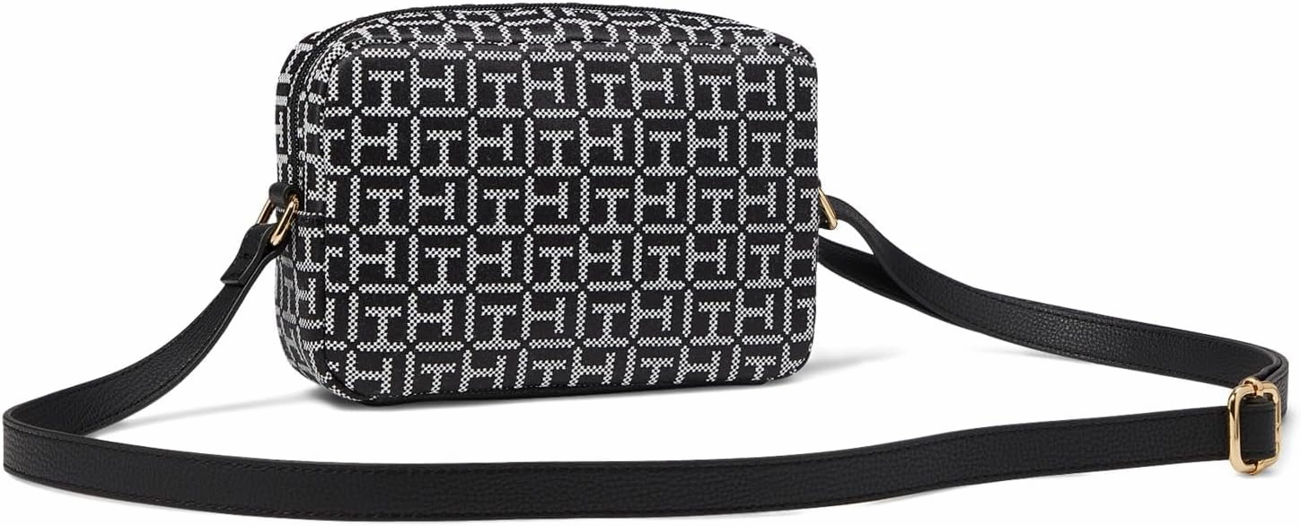 Tommy Hilfiger Alexis II Camera Crossbody Square Monogram Jacquard