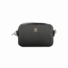 Tommy Hilfiger Black Polyester Women Handbag