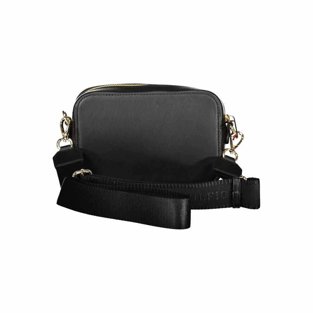 Tommy Hilfiger Black Polyester Women Handbag
