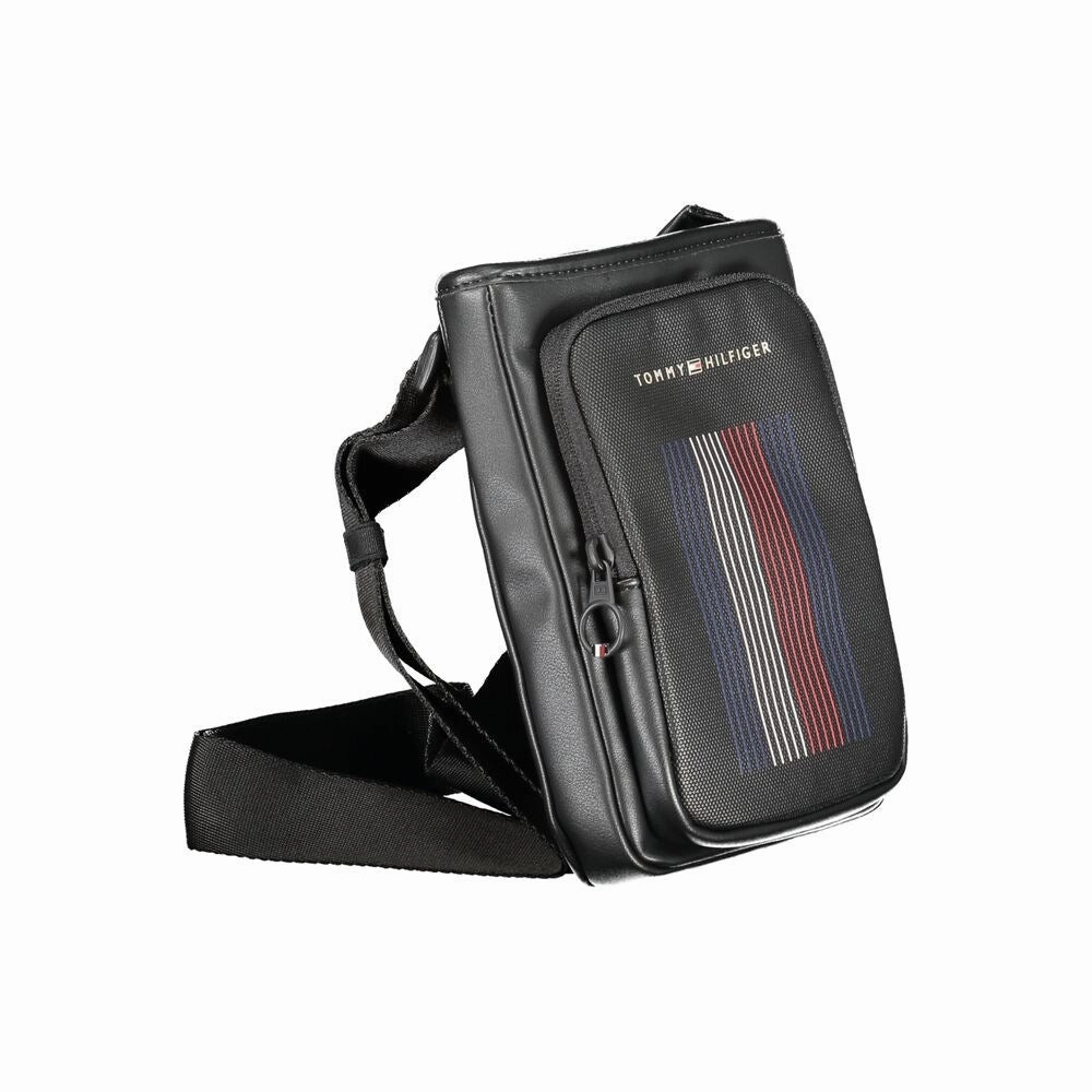 Tommy Hilfiger Black Polyethylene Shoulder Men's Bag