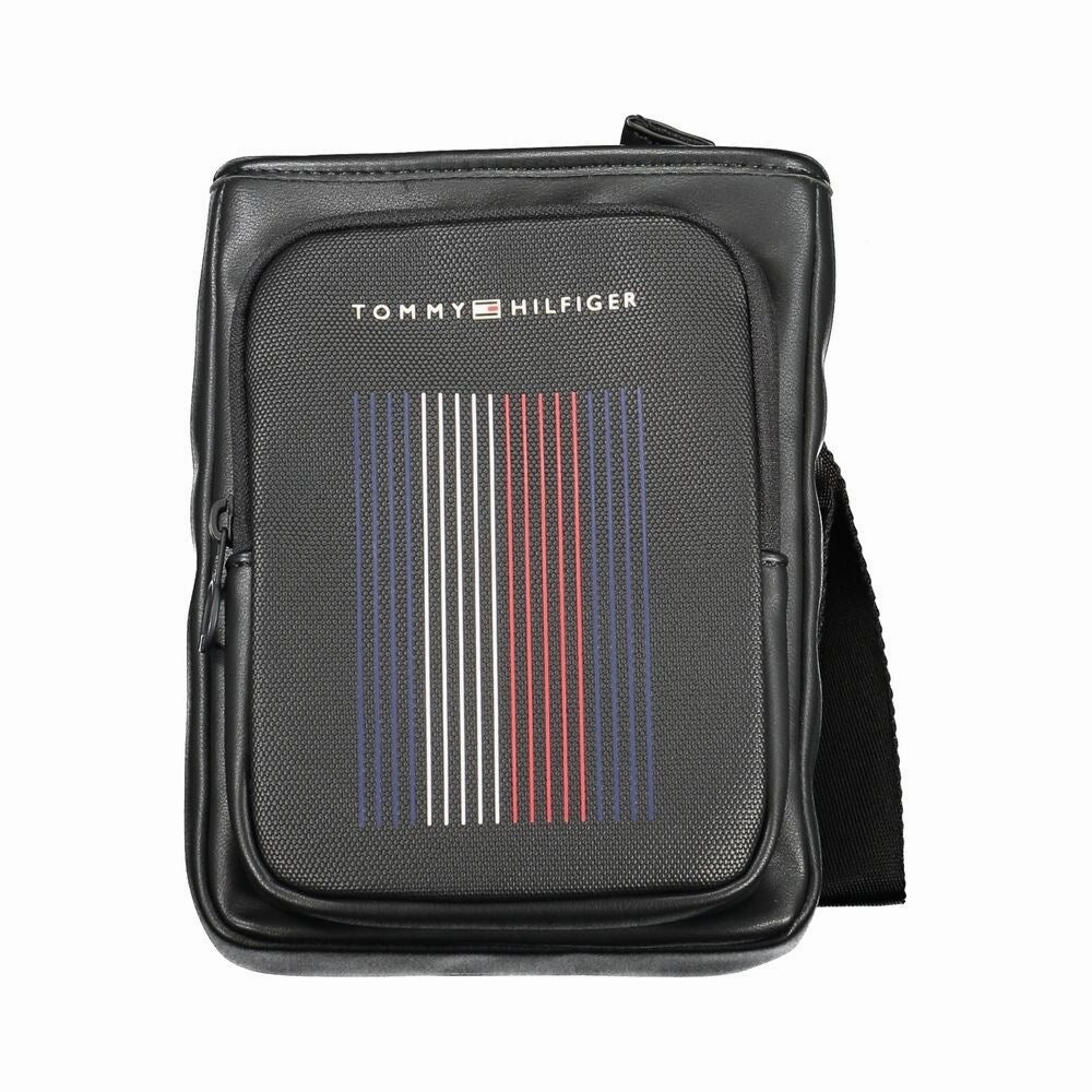 Tommy Hilfiger Black Polyethylene Shoulder Men's Bag
