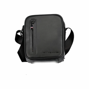 Tommy Hilfiger Black Polyethylene Shoulder Men's Bag