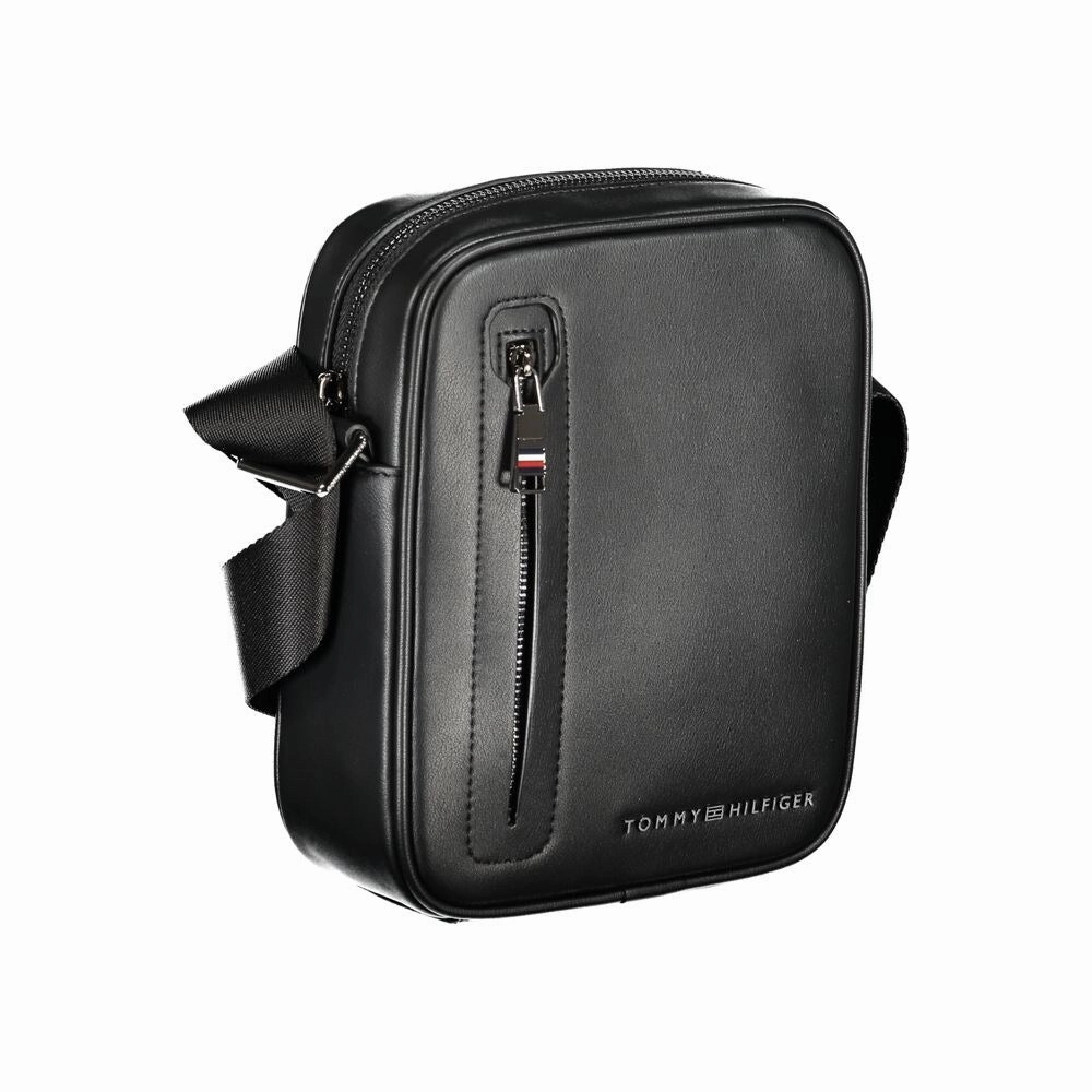 Tommy Hilfiger Black Polyethylene Shoulder Men's Bag