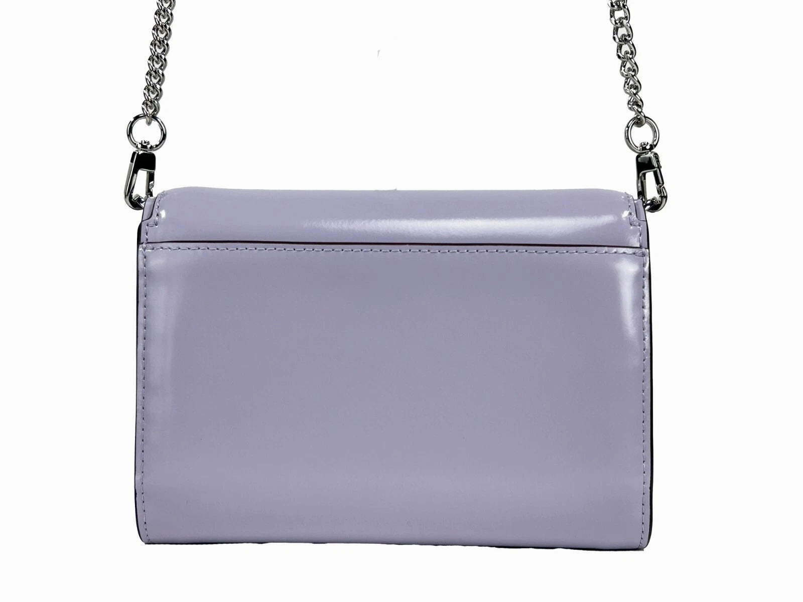 Tory Burch Patent Emerson Patent Chain Wallet Crossbody Bag
