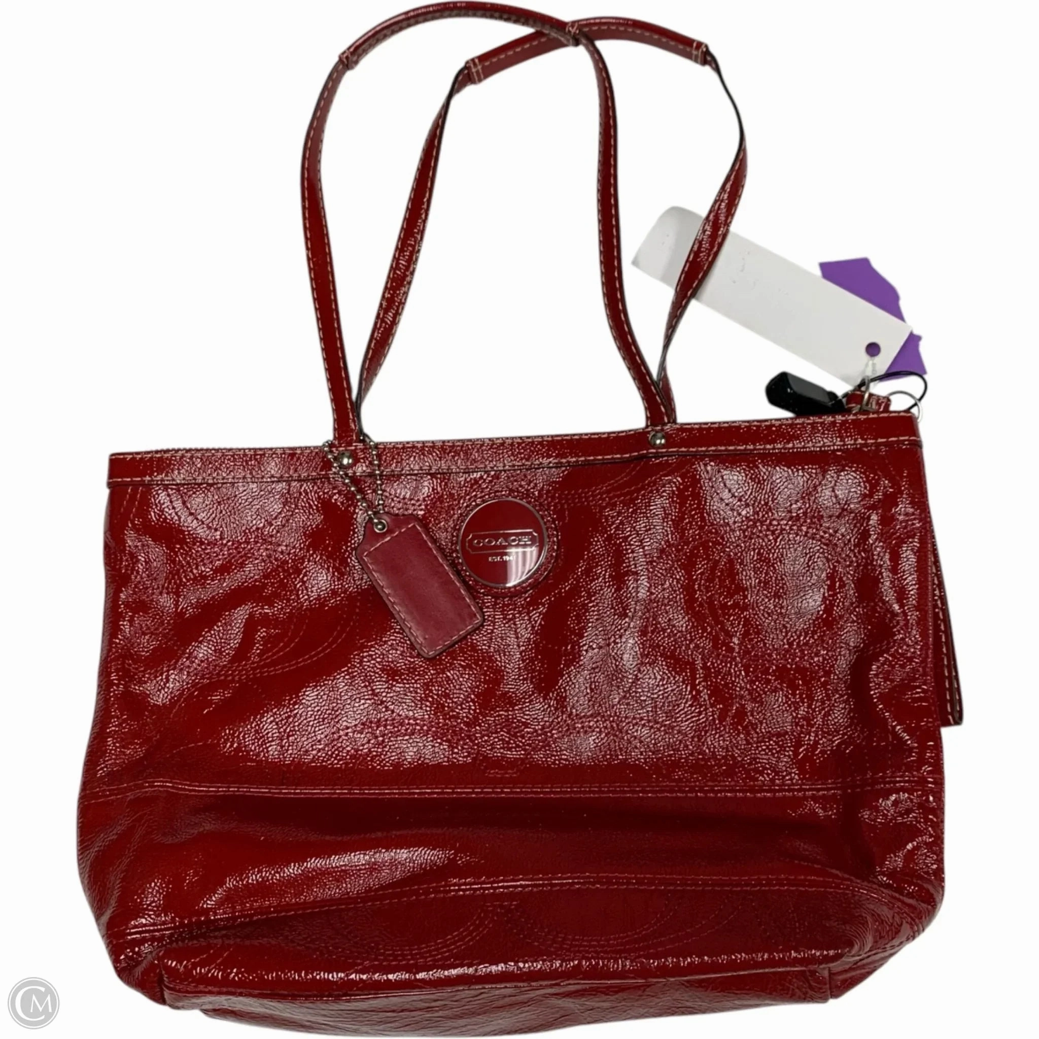 Tote Designer By Coach, Size: Small