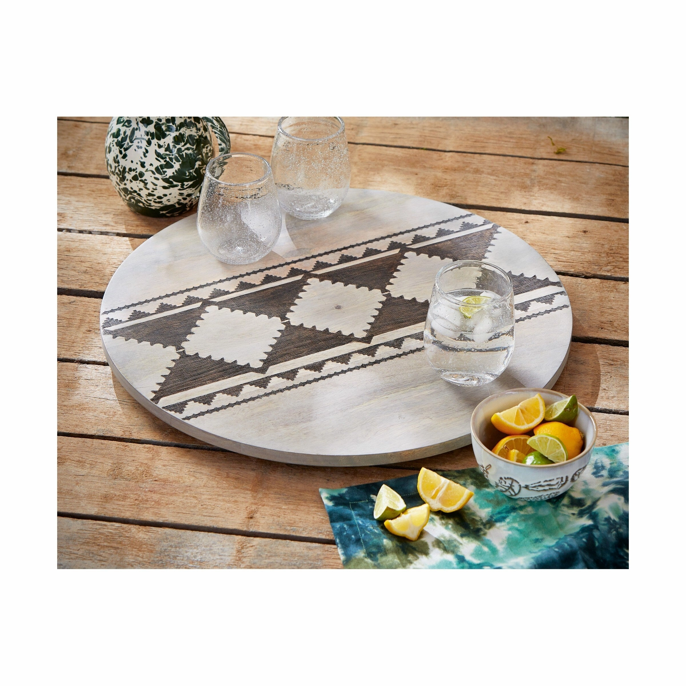 Totem Lazy Susan - 20 x 20