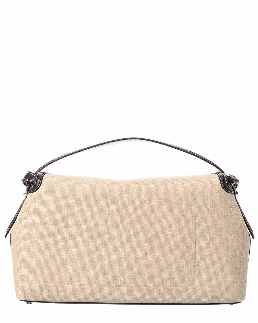 TOTEME Canvas & Leather Shoulder Bag